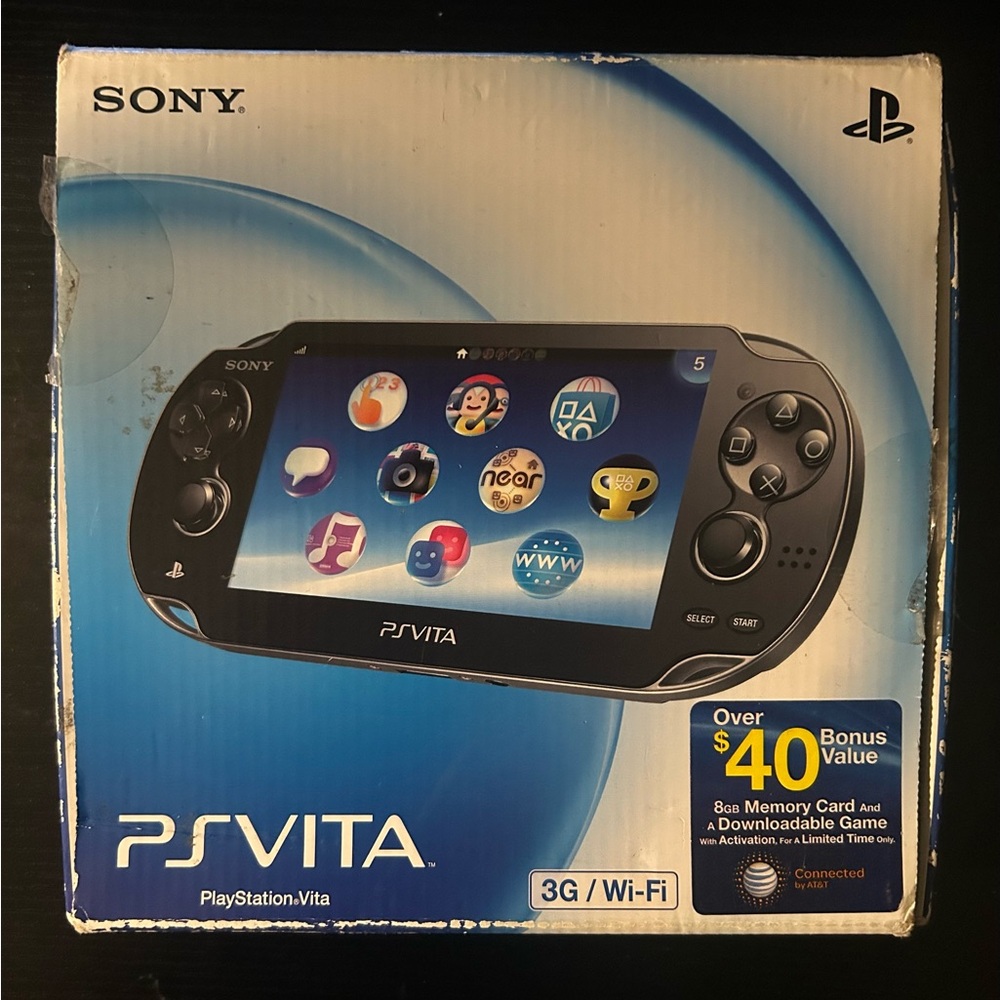 Sony PS Vita No Console Box Only with Manaul AR Cards & inserts only.